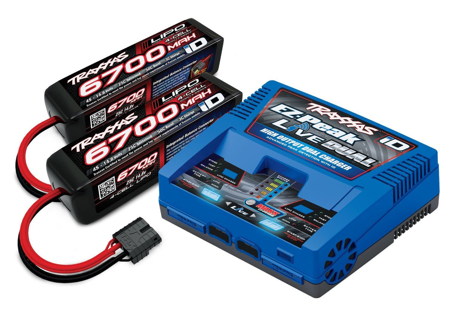 Traxxas EZ-Peak Live 4S DUAL "Completer Pack" 6700mah 2997