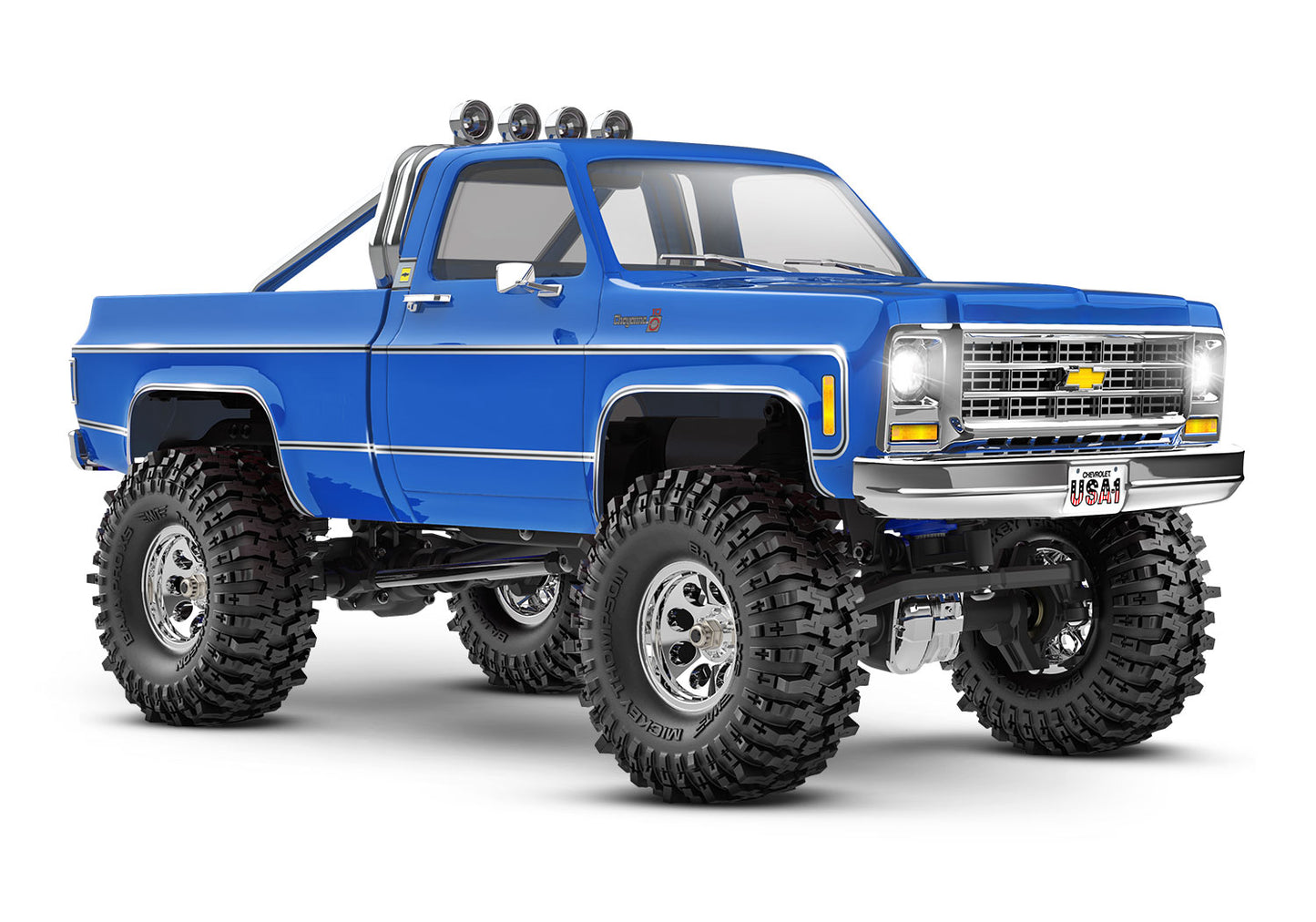 Traxxas Trx-4M Scale And Trail Crawler With 1979 Chevrolet K10 Truck Body 97064-1