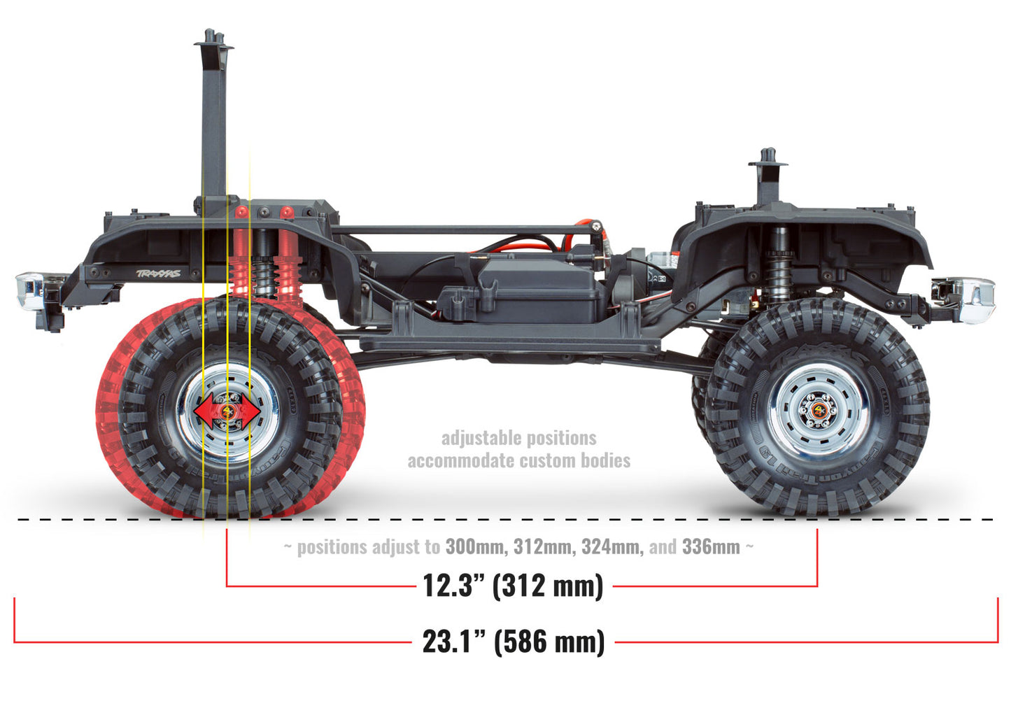 Traxxas TRX-4 1/10 Trail Crawler Truck w/'79 Chevrolet K5 Blazer Body 82076-4