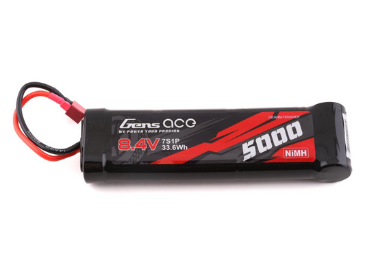 Gens Ace 7 Cell 8.4V NiMh Flat Battery (5000mAh) w/T-Style Connector