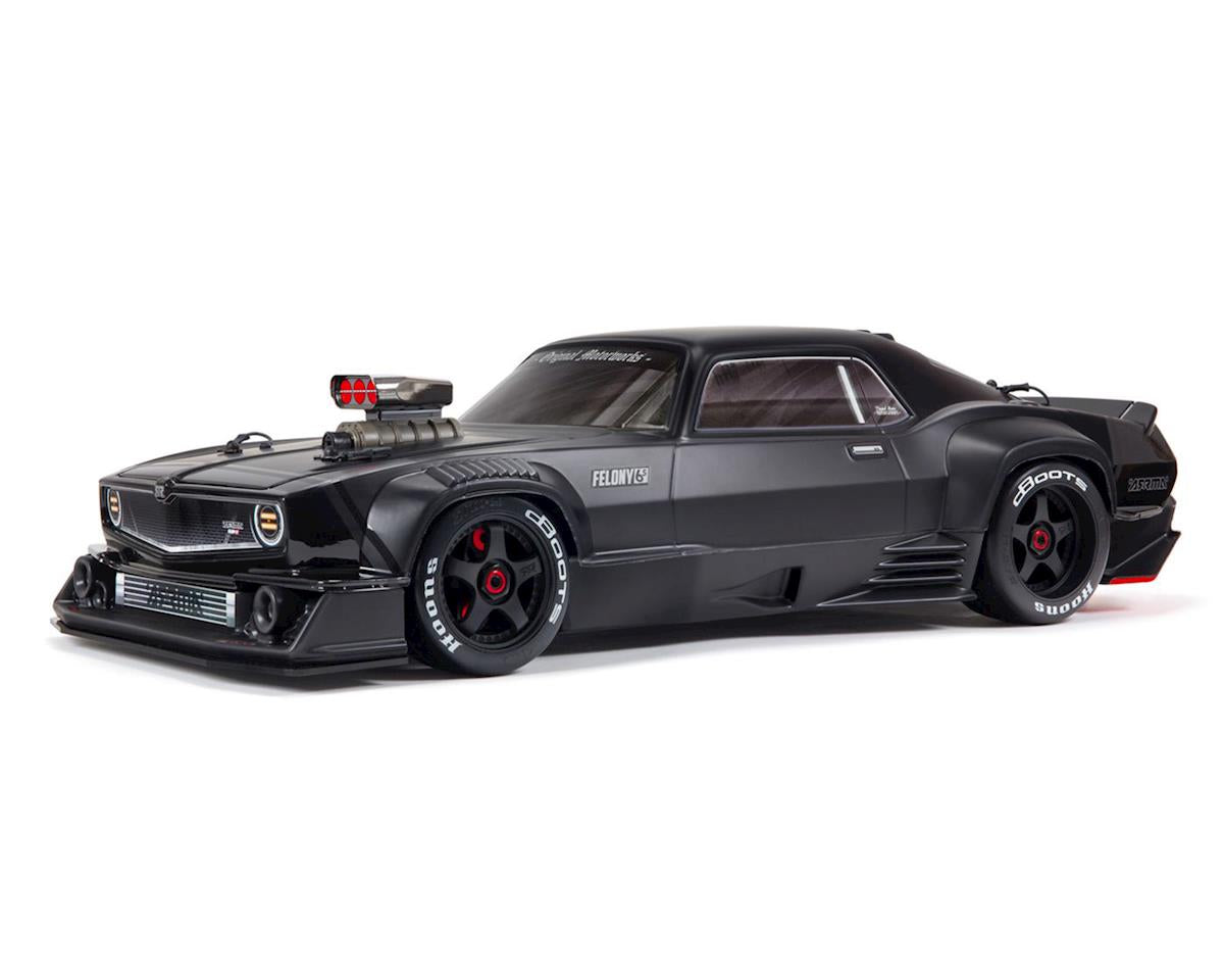 Arrma 1/7 FELONY 6S BLX Street Bash All-Road Muscle Car RTR, Black