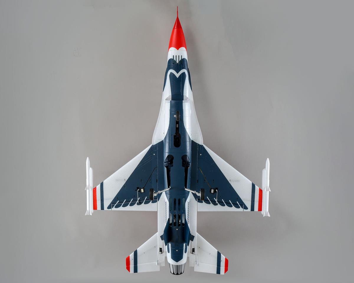 E-flite F-16 Thunderbird 70mm BNF Basic Electric Jet Airplane (815mm) EFL78500