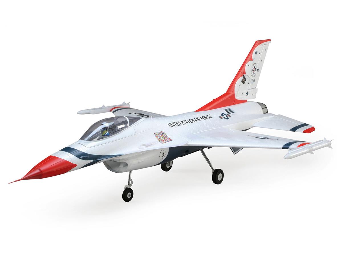 E-flite F-16 Thunderbird 70mm BNF Basic Electric Jet Airplane (815mm) EFL78500